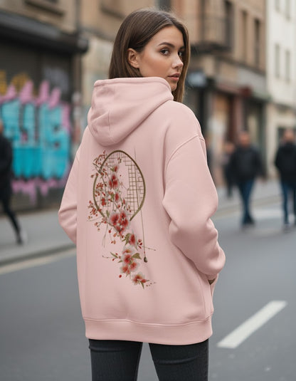 Whispering Blossoms Oversized Hoodie