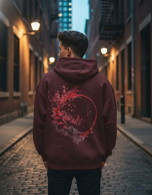 Crimson Halo Heavyweight Hoodie