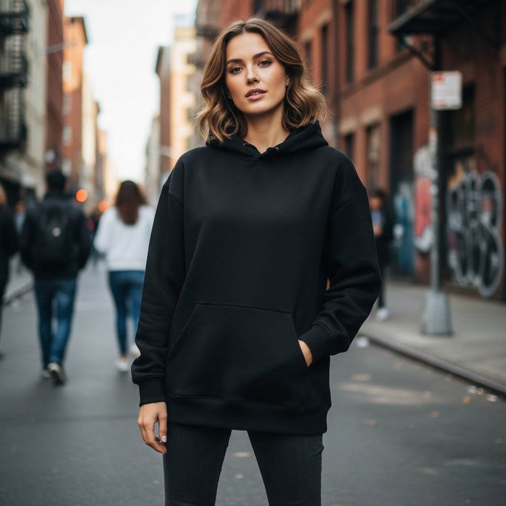 Whispering Blossoms Oversized Hoodie