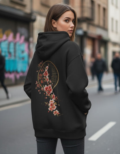 Whispering Blossoms Oversized Hoodie